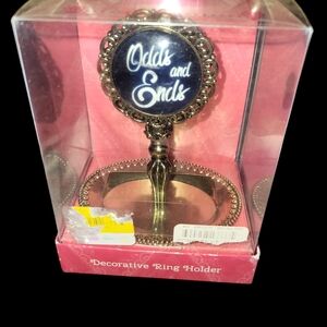 Decorative Gold Ring Holder